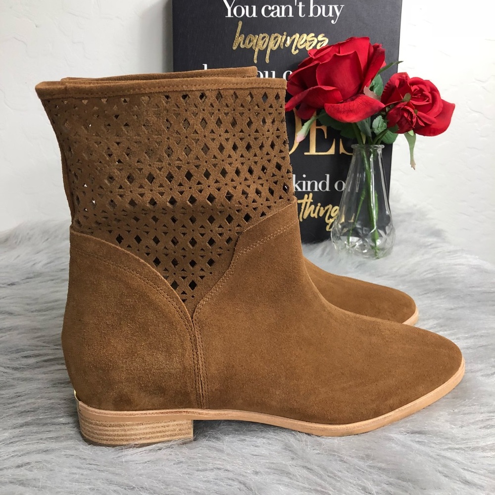 Michael Michael Kors Graham Perforated Tan Bootie - Picture 7 of 8